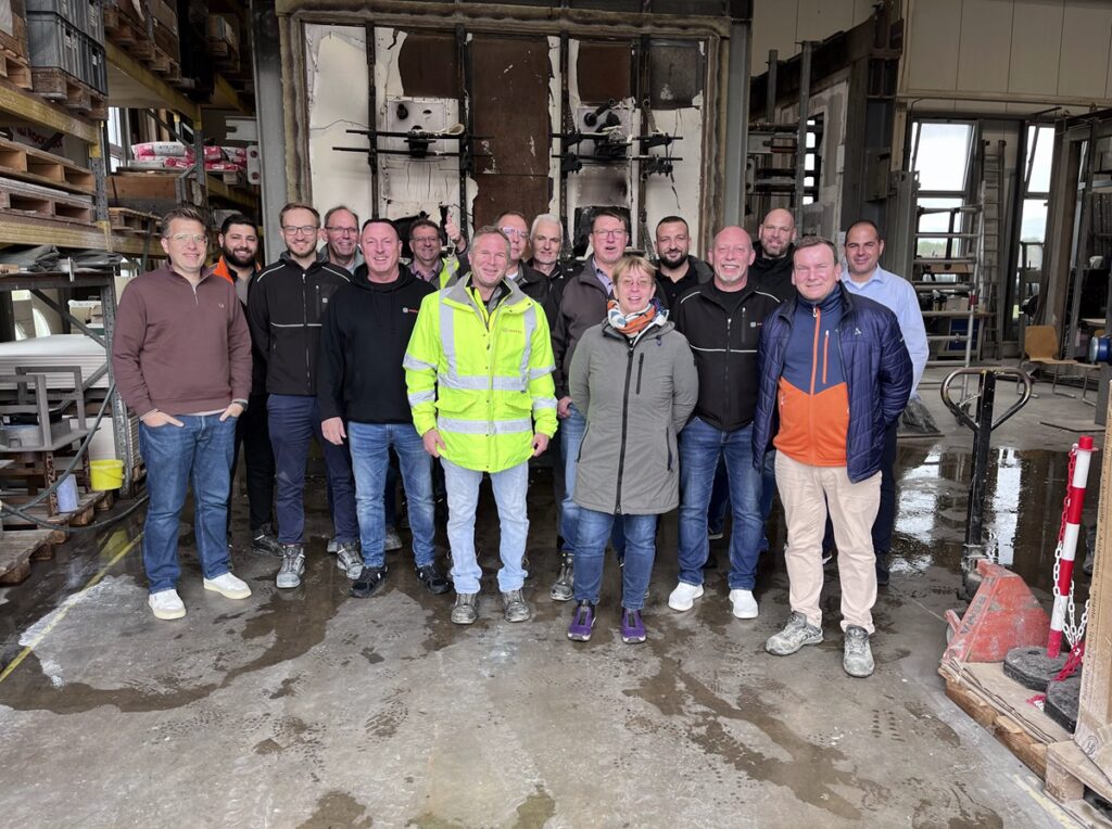 Brandschutzversuch im PTZ mit Flamro